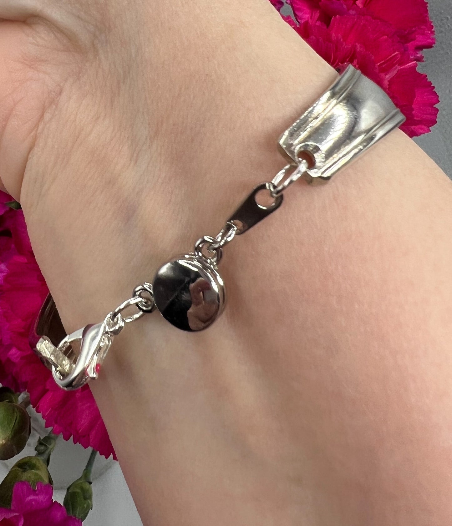 "Elegant Lady" Bracelet Made from Vintage Spoons