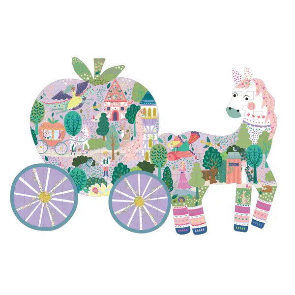 Floss and Rock Fairytale Horse and Carriage Childs Puzzle