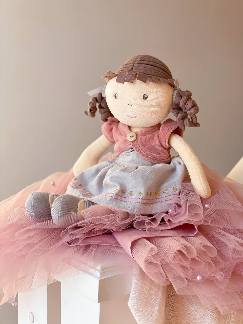 "Rose", a Tikiri Toys Organic Doll