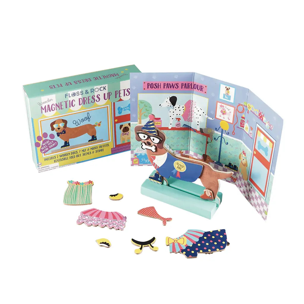 Floss and Rock magnetic Pets Dress up Toy