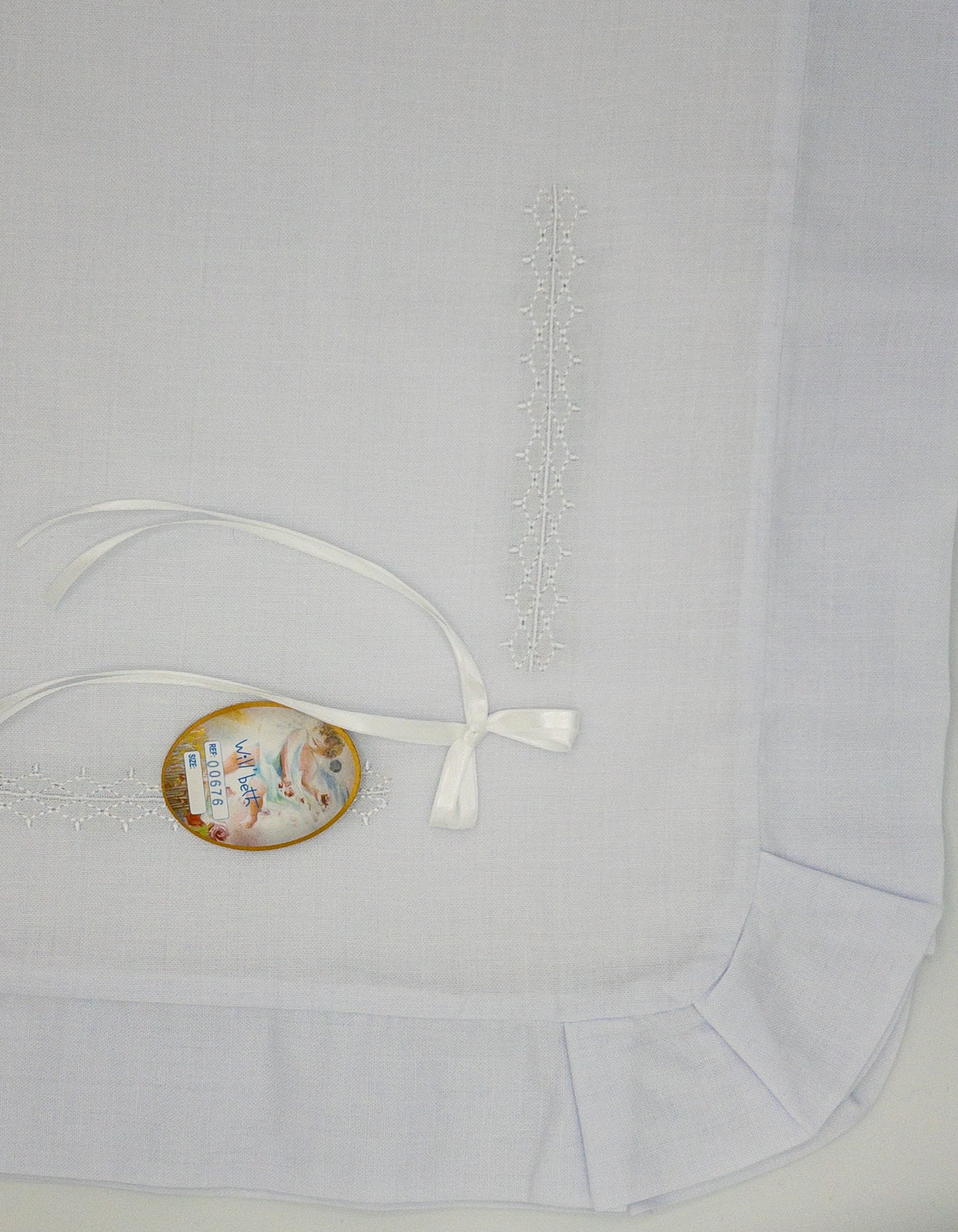 White Take Me Home Baby Blanket