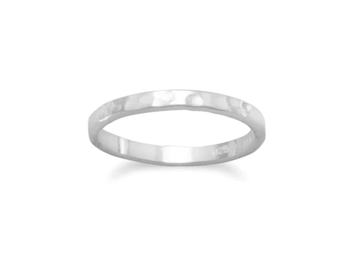 Sterling Silver Baby Band / Baby Ring