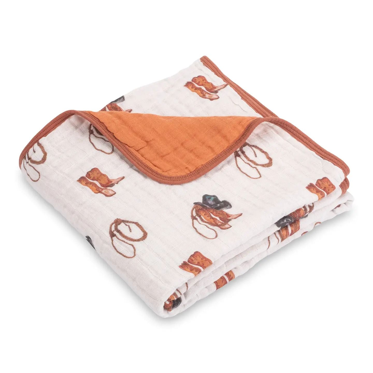 Western Nursery Muslin Baby Blanket